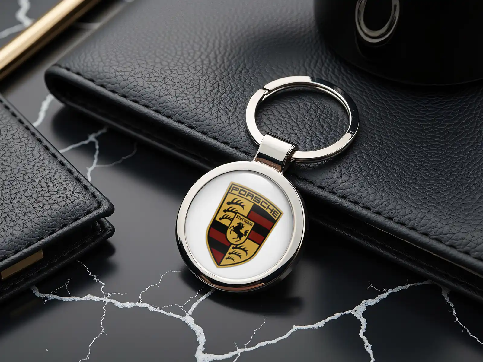 Porsche Llaveros Personalizados Diseño Logo